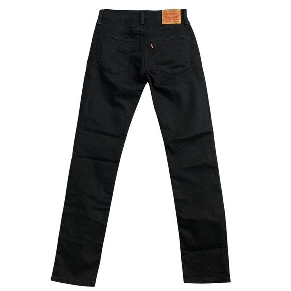 NEW Levis 511 Slim Straight Fit Jeans Men's W30 L34 Black Stretched - Picture 3 of 7